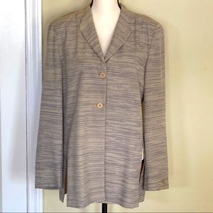 Giorgio Armani Wavy Pleats Blazer